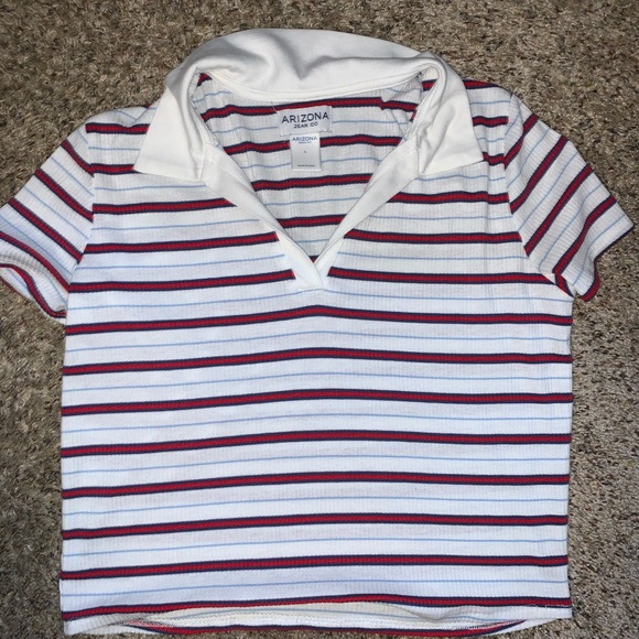 Cropped collared tee - Picture 1 of 1